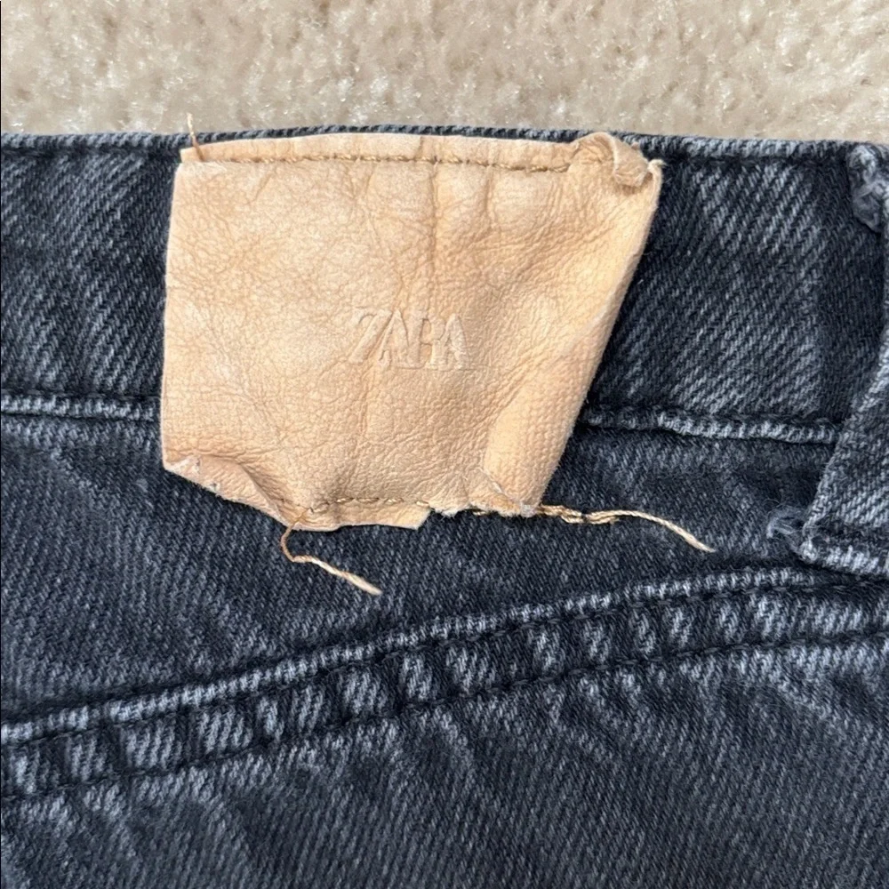 Zara Girls Straight Black Jeans